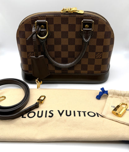Louis Vuitton Alma BB including strap, padlock, LV dustbag, LV padlock dustbag, keys