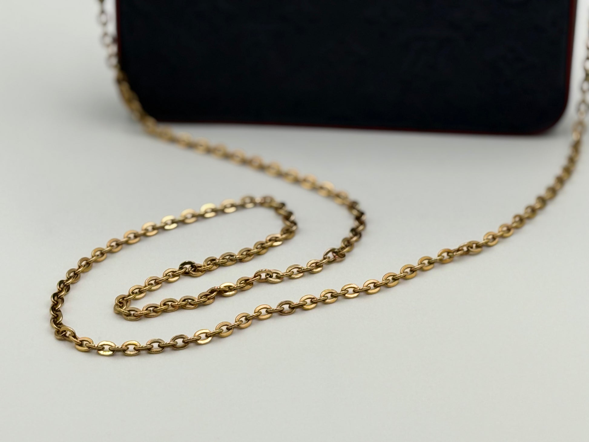 Louis Vuitton Félicie Pochette Empreinte Marine Rouge — removable gold-tone chain strap