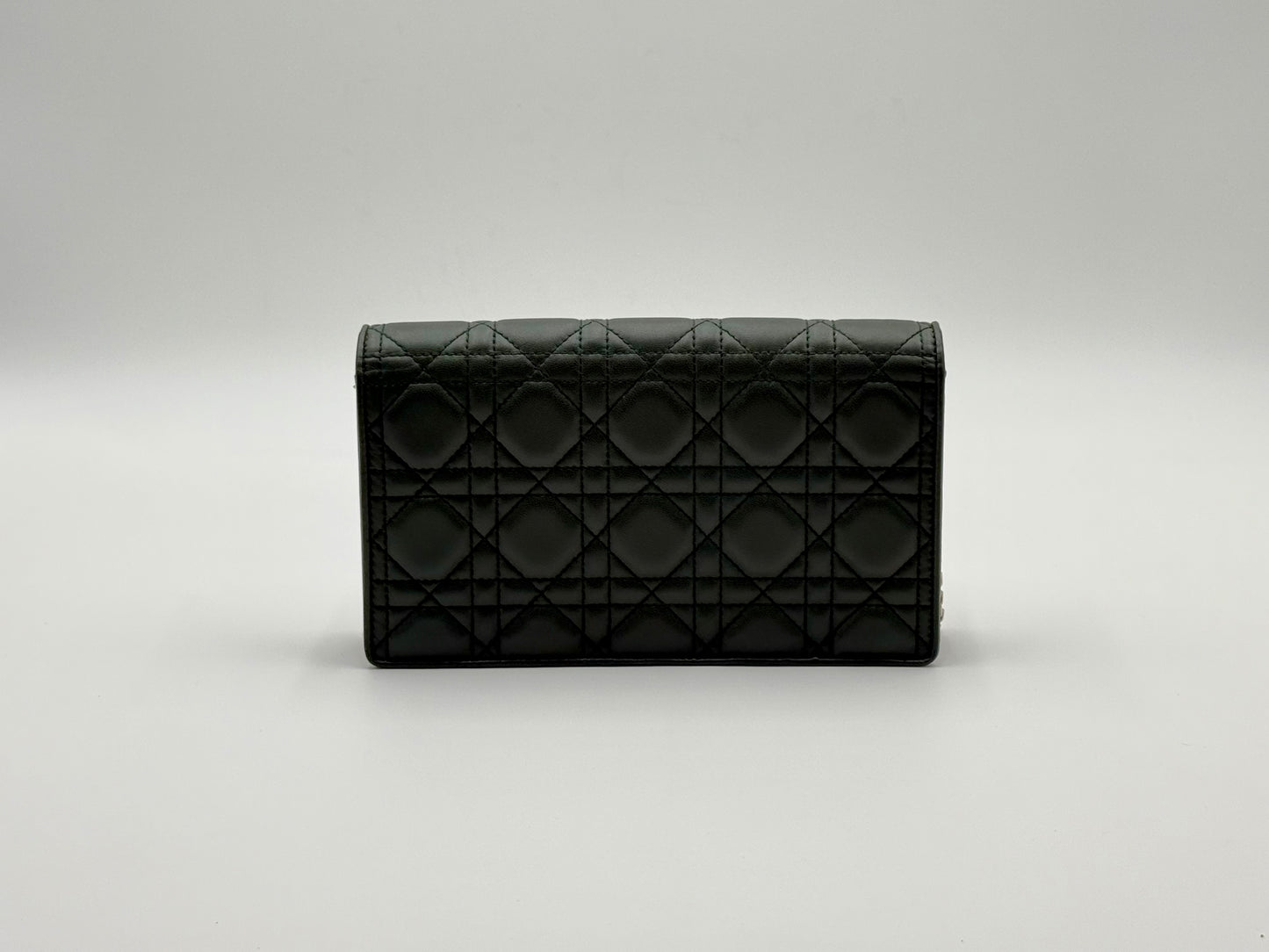 Dior Caro Lady Pouch - Green Leather