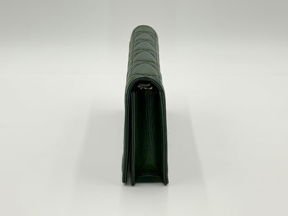 Dior Caro Lady Pouch - Green Leather