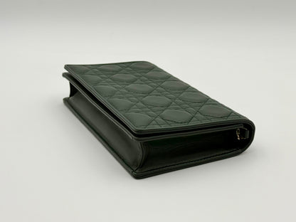 Dior Caro Lady Pouch - Green Leather