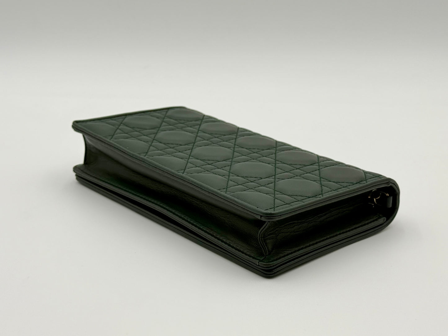 Dior Caro Lady Pouch - Green Leather