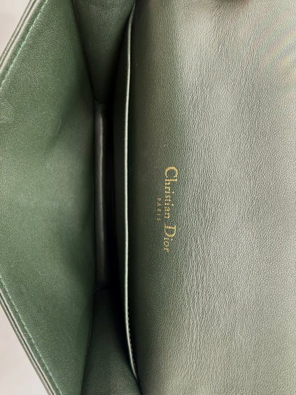 Dior Caro Lady Pouch - Green Leather