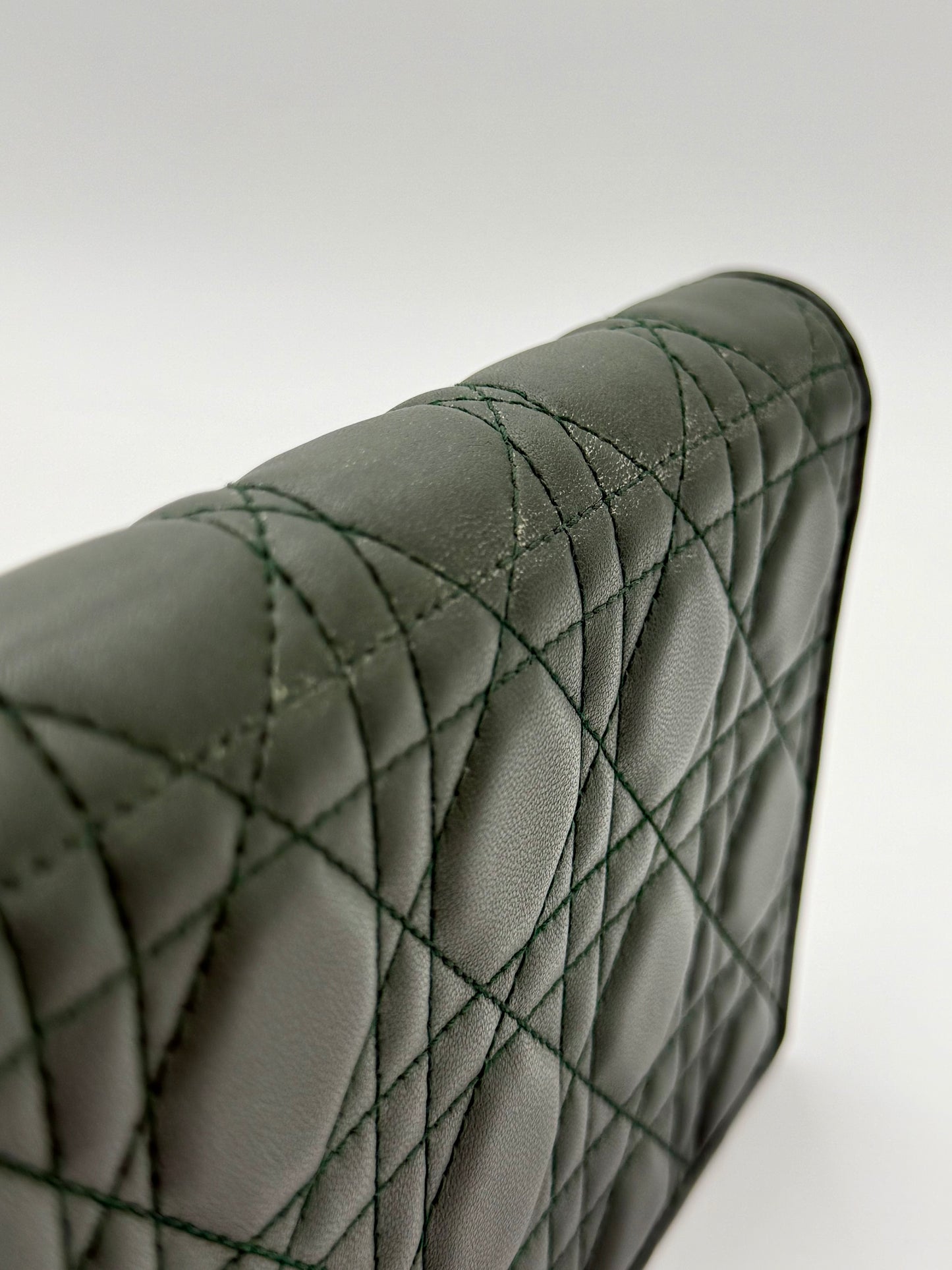 Dior Caro Lady Pouch - Green Leather