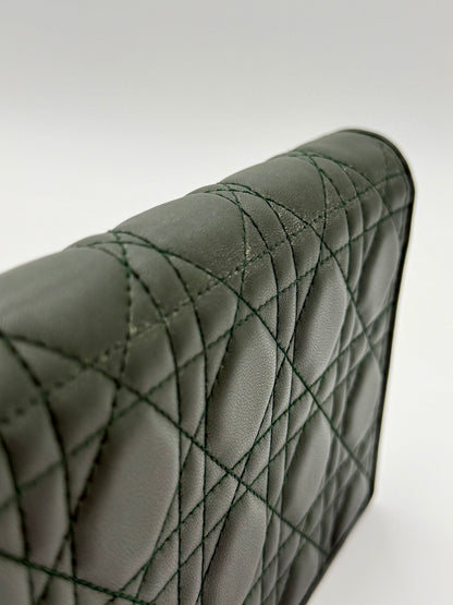 Dior Caro Lady Pouch - Green Leather