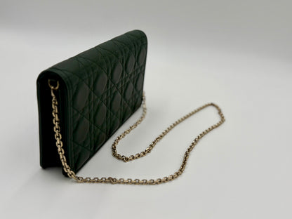 Dior Caro Lady Pouch - Green Leather