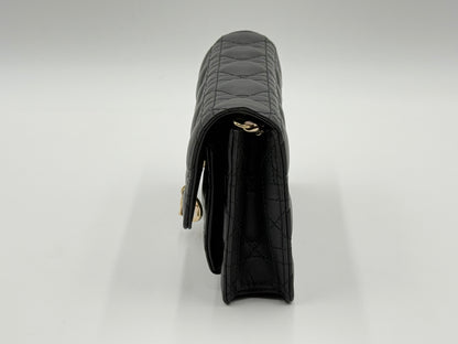 Dior Caro Lady Pouch – Black Leather