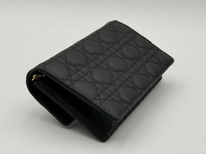 Dior Caro Lady Pouch – Black Leather