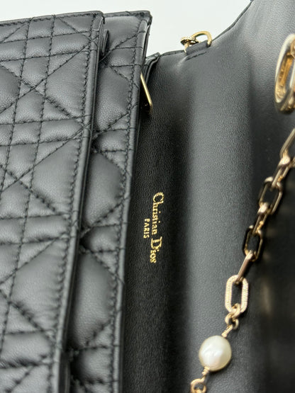 Dior Caro Lady Pouch – Black Leather